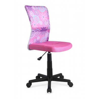 Кресло компьютерное HALMAR DINGO розовый/черный